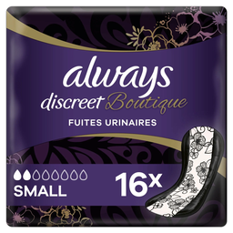 ALWAYS Compresa higiénica Discreet para incontinencia, paquete de 16 compresas