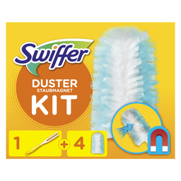 SWIFFER Kit Apanha Pó 1 Cabo + 4 Recargas