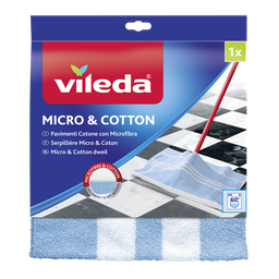VILEDA Serpillière Micro & Coton 3 en 1 - le tissu