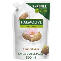 PALMOLIVE Crema lavante de manos almendra Naturals recarga 500 ml