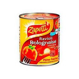 ZAPETTI Ravioli sauce bolognaise boîte de 800g