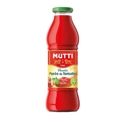 MUTTI Purée de tomates au basilic en bouteille 700g