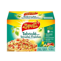 ZAPETTI taboule saveur monde 730g