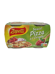 ZAPETTI Molho para pizza com orégãos e azeite 2 x 190 g