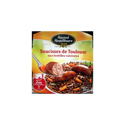 RAYNAL ET ROQUELAURE Salchichas de Toulouse con lentejas 300 g