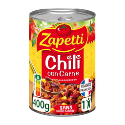 ZAPETTI Chili con carne de vaca 400 g