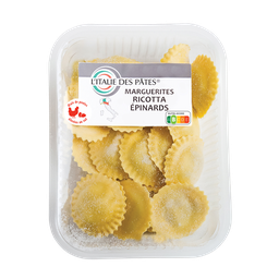 L'ITALIE DES PATES Pâtes Fraîches Marguerites Ricotta Épinards L'ITALIE DES PATES
