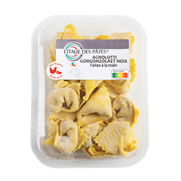 L'ITALIE DES PATES Pâtes Fraîches Agnolotti Gorgonzola Noix L'ITALIE DES PATES