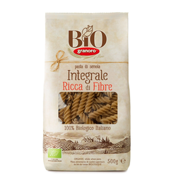 GRANORO Pâtes fusilli blé complet bio