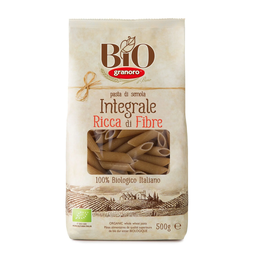 GRANORO Pâtes penne rigate blé complet bio