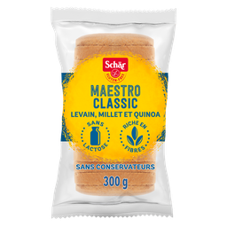 SCHAR Pan de molde Maestro Classic sin gluten 300 g