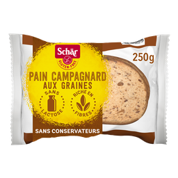 SCHAR Pan campestre con semillas sin gluten 250 g