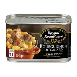 RAYNAL ET ROQUELAURE Bourguignon de Pato con Vino de Cahors 400 g