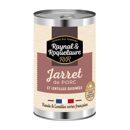 RAYNAL ET ROQUELAURE Jarrete de cerdo con lentejas cocinadas 400 g