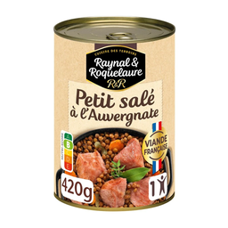 RAYNAL ET ROQUELAURE Petit Salé a la Auvergnate y Lentejas 420 g