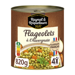 RAYNAL ET ROQUELAURE Flageolets extra finos estilo Auvergnate 820 g