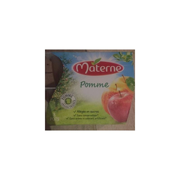 MATERNE Especialidad de Fruta Manzana 8x100g