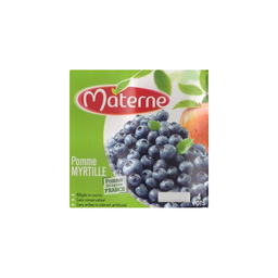 MATERNE Copas de Arándanos 4 x 100 g