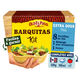 OLD EL PASO Kit Tacos Barquitas Extra Suave 345 g