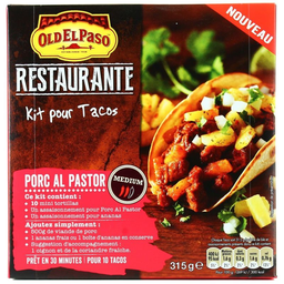 OLD EL PASO Kit Restaurante Porco 315 g