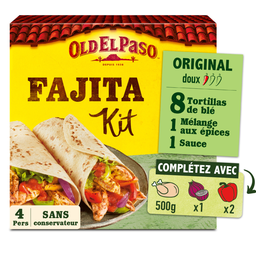 OLD EL PASO Kit Fajitas original suave 500 g