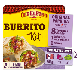 OLD EL PASO Kit Burritos Original Paprika Doce 510 g