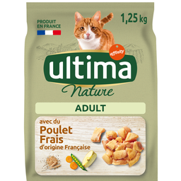 ULTIMA NATURE Croquettes Pour Chat Adulte Poulet Nature ULTIMA NATURE