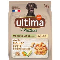 ULTIMA Croquettes Pour Chien Adulte Medium Maxi +10kg Poulet