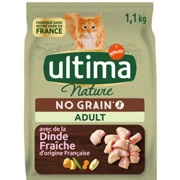 ULTIMA NATURE Croquettes Pour Chat Adulte Sans Céréales Dinde ULTIMA NATURE