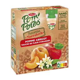 POM'POTES Marrakech Recipe Apple Apricot Orange Blossom 4 x 90 g