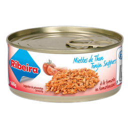 RIBEIRA Miettes de thon à la tomate 160g