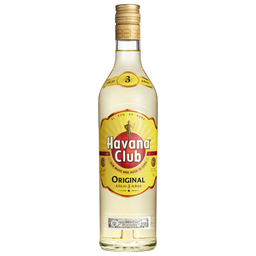 HAVANA CLUB Rhum blanc 3 ans HAVANA CLUB