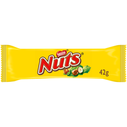 NUTS Chocolate and Hazelnut Bar 42 g