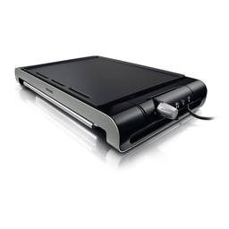 PHILIPS Plancha 2 300 W, Smooth Plate