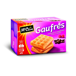 MAC CAIN Mc Gauffres Frozen Waffles 6 x 240 g
