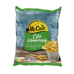 MCCAIN Côté comptoir Batatas fritas finas e estaladiças 650 g