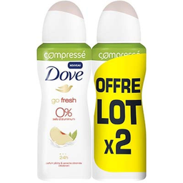 DOVE Deodorant Aerosol Fresh 0% 2x100ml