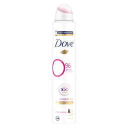 DOVE 0% Déodorant femme spray antibactérien invisible care 200ml