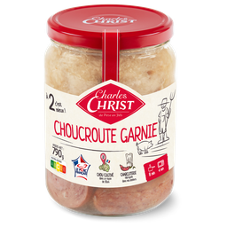 CHARLES CHRIST Plat cuisiné choucroute garnie CHARLES CHRIST