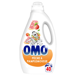 OMO Detergente Líquido Melocotón & Pomelo 2 L
