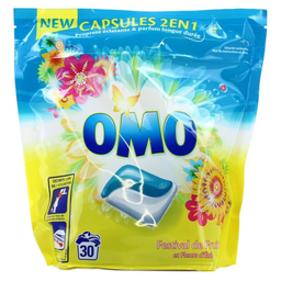 OMO Caps 2en1 Melocotón y Pomelo
