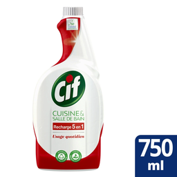 CIF Recarga 5 en 1 cocina y baño 750 ml