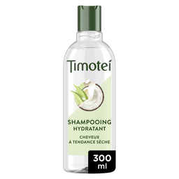 TIMOTEI Shampooing hydratant coco aloé véra cheveux normaux à secs 300ml