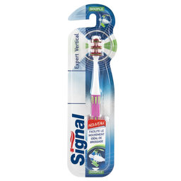 SIGNAL Cepillo de dientes Intégral 8 suave cuidado completo 1 cepillo