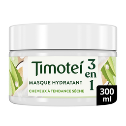 TIMOTEI Masque hydratant au lait de coco et aloé vera cheveux normaux à secs 300ml