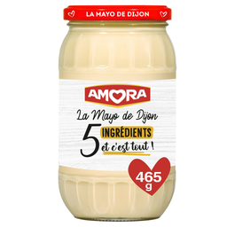 AMORA Mayonesa de Dijon 5 ingredientes 465 g