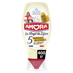 AMORA Mayonesa de Dijon 5 ingredientes 395 g
