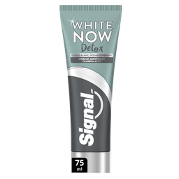 SIGNAL Dentífrico White Now Detox Blanqueador y Arcilla Mineral 75 ml
