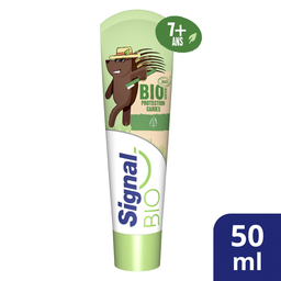 SIGNAL Dentífrico Protección Caries Menta Niños 7 años+ Bio 50 ml
