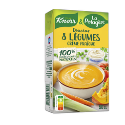 Knorr Soupe Douceur De 8 Légumes À La Crème Fraîche 2 Personnes 50Cl